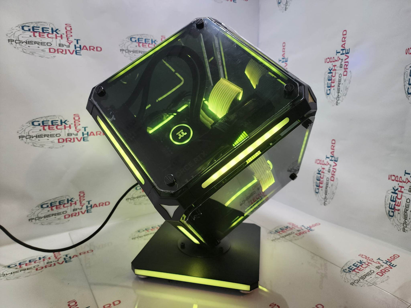 Gaming Desktop PC Computer Intel i5 GeForce RTX 4070 SSD 1TB 2TB DDR5 32GB RGB VR Water Rubix H6 - Geek Tech