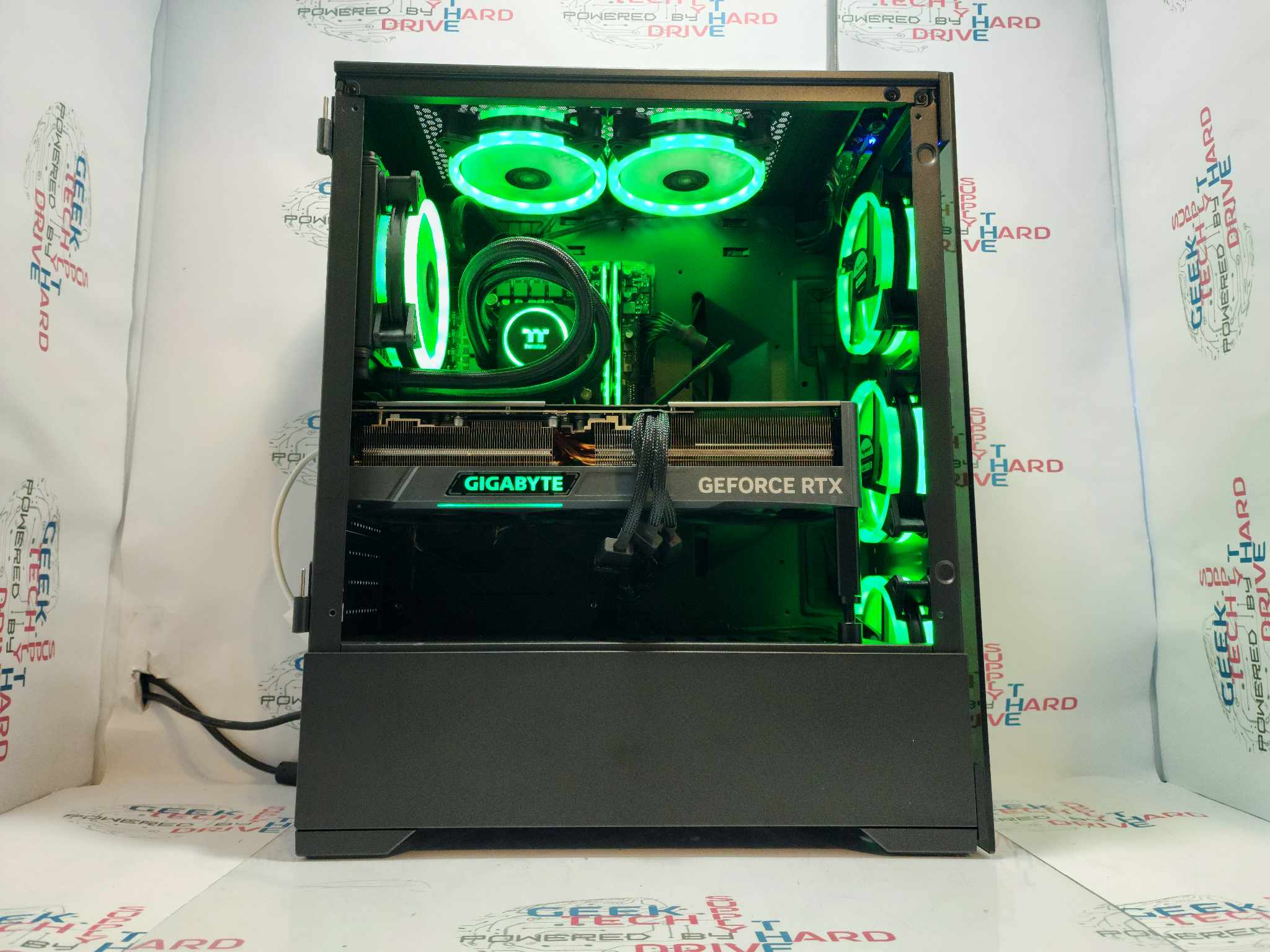 Gaming Desktop PC Computer Intel i7-12700KF NVIDIA GeForce RTX 4080 2tb M2 SSD 32gb DDR5 VR RGB Vog - Geek Tech