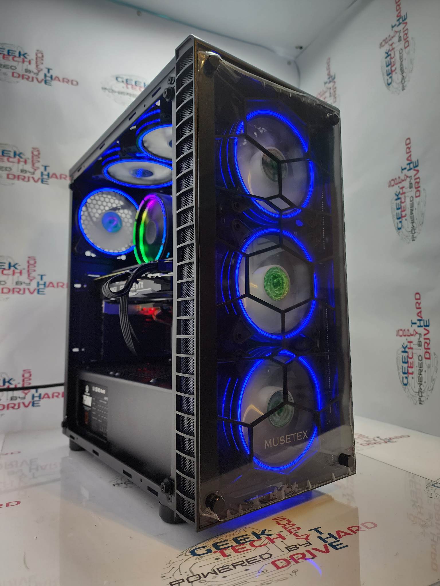 Gaming Desktop PC Computer Intel i7 GeForce RTX 4060 Ti SSD 500GB 1TB 2TB DDR5 16GB 32GB G06S6-B H6 - Geek Tech