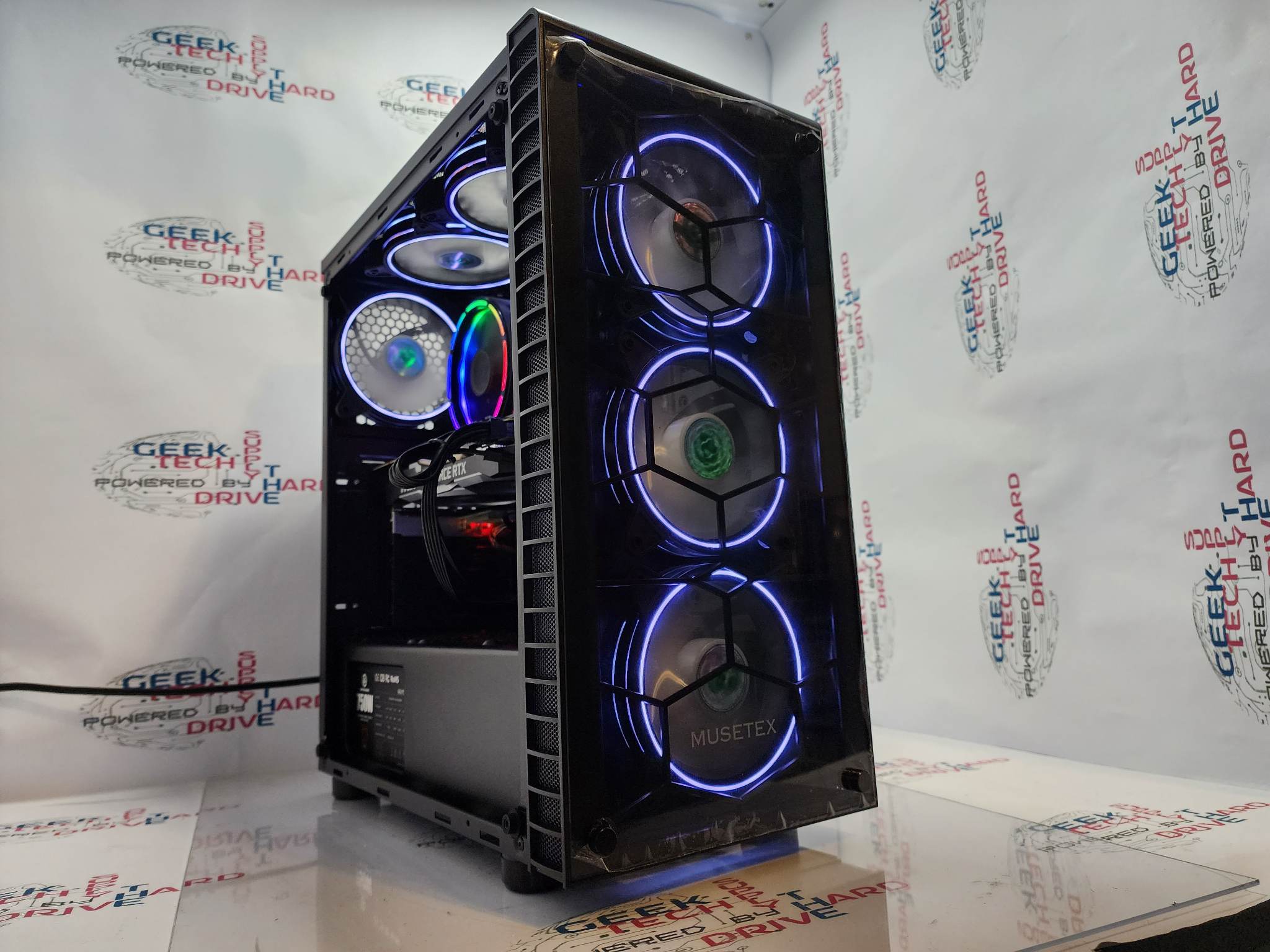 Gaming Desktop PC Computer Intel i7 GeForce RTX 4060 Ti SSD 500GB 1TB 2TB DDR5 16GB 32GB G06S6-B H6 - Geek Tech