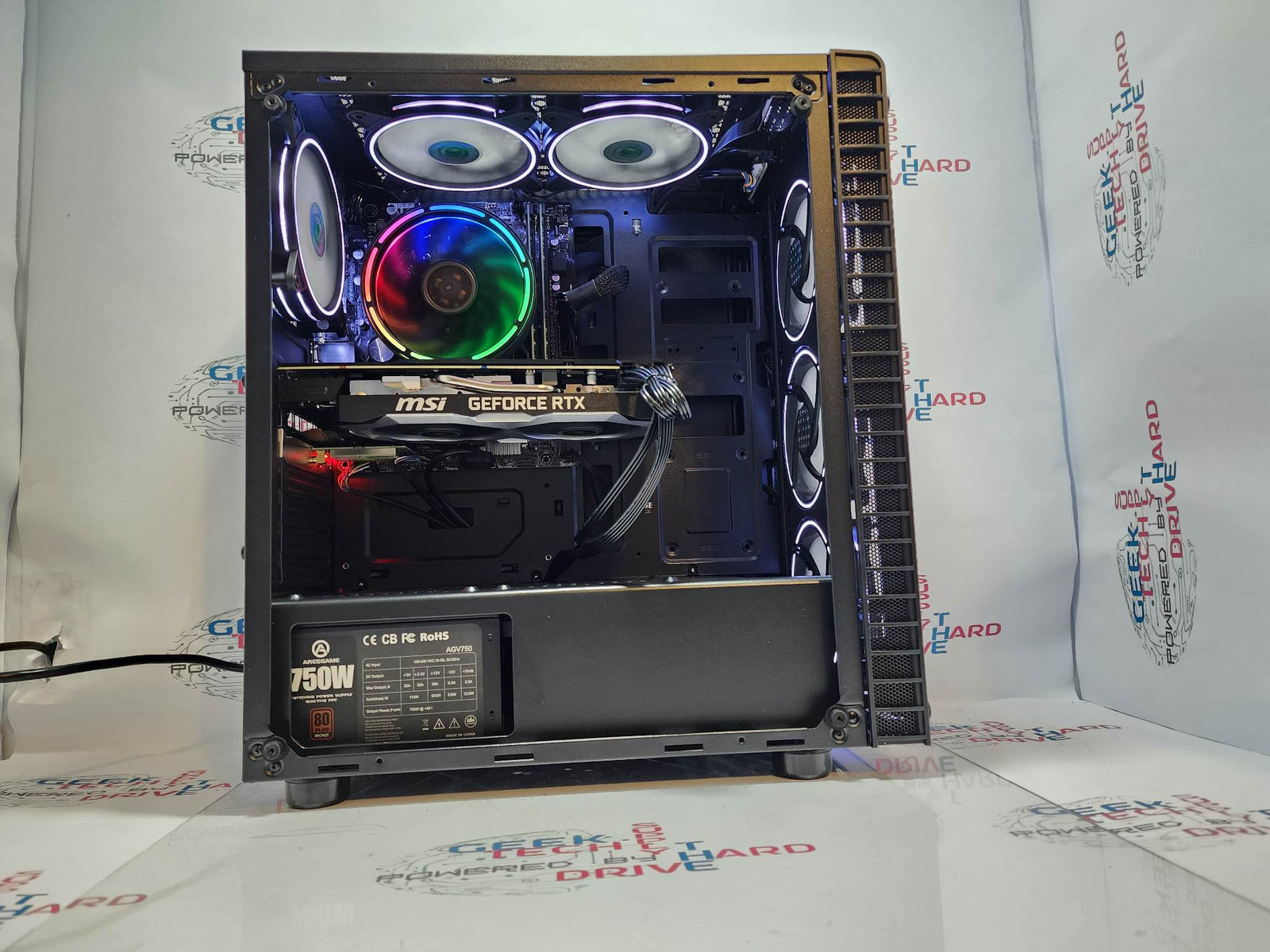 Gaming Desktop PC Computer Intel i7 GeForce RTX 4060 Ti SSD 500GB 1TB 2TB DDR5 16GB 32GB G06S6-B H6 - Geek Tech