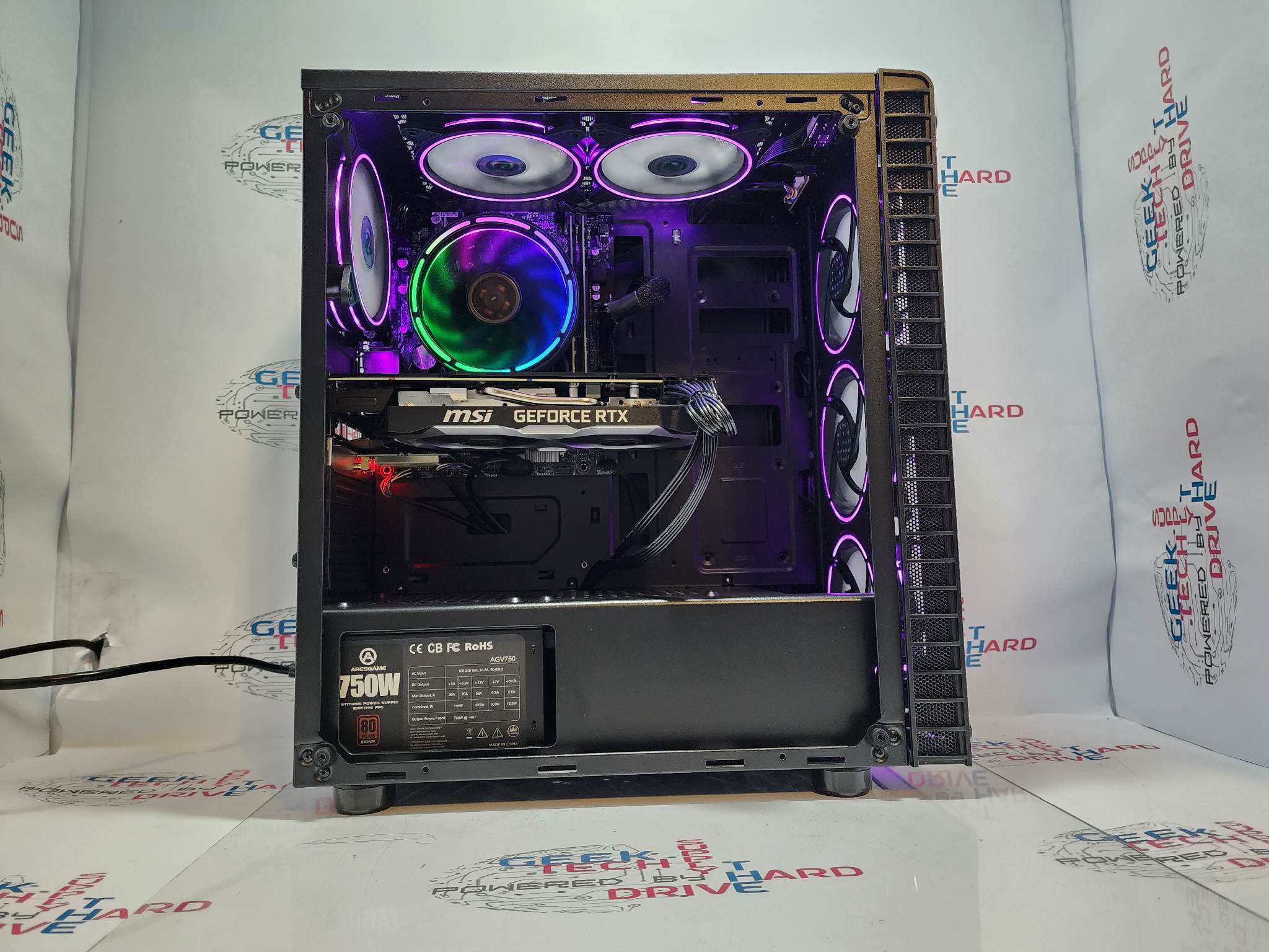 Gaming Desktop PC Computer Intel i7 GeForce RTX 4060 Ti SSD 500GB 1TB 2TB DDR5 16GB 32GB G06S6-B H6 - Geek Tech