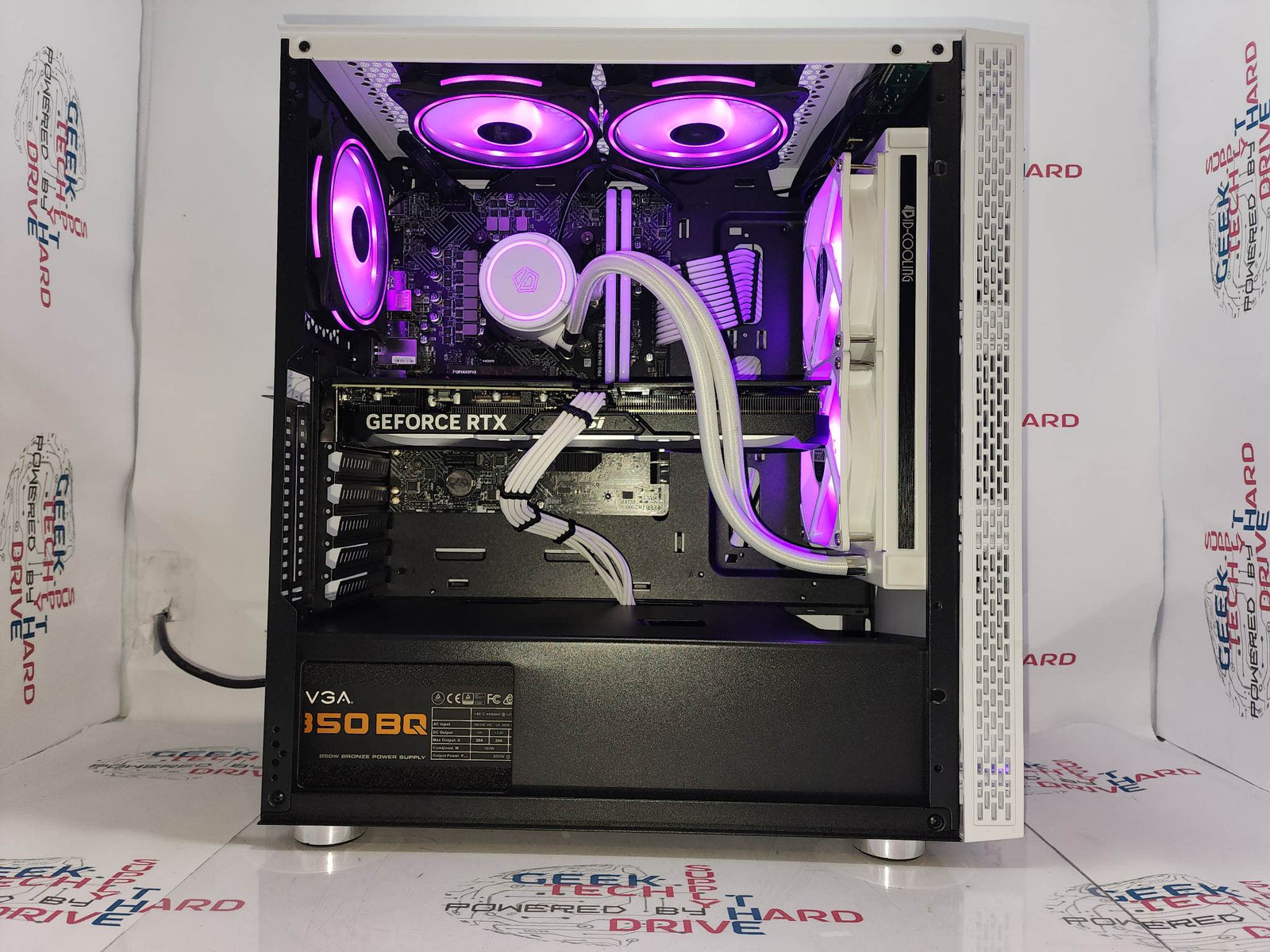 Gaming Desktop PC Computer Intel i9 NVIDIA RTX 3080 Ti SSD 500GB 1TB 2TB 32GB 64GB Liquid WiFi Blackwidow White H7 - Geek Tech