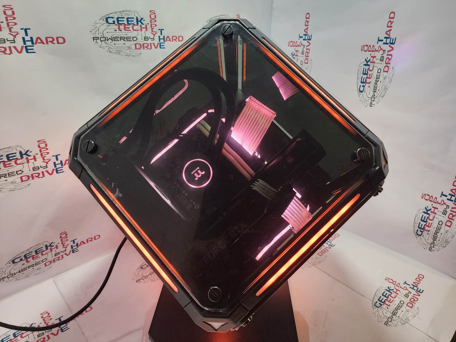 Gaming Desktop PC Computer Intel i9 NVIDIA RTX 4070 SSD 1TB 2TB DDR5 32GB RGB VR Water Rubix H6 - Geek Tech