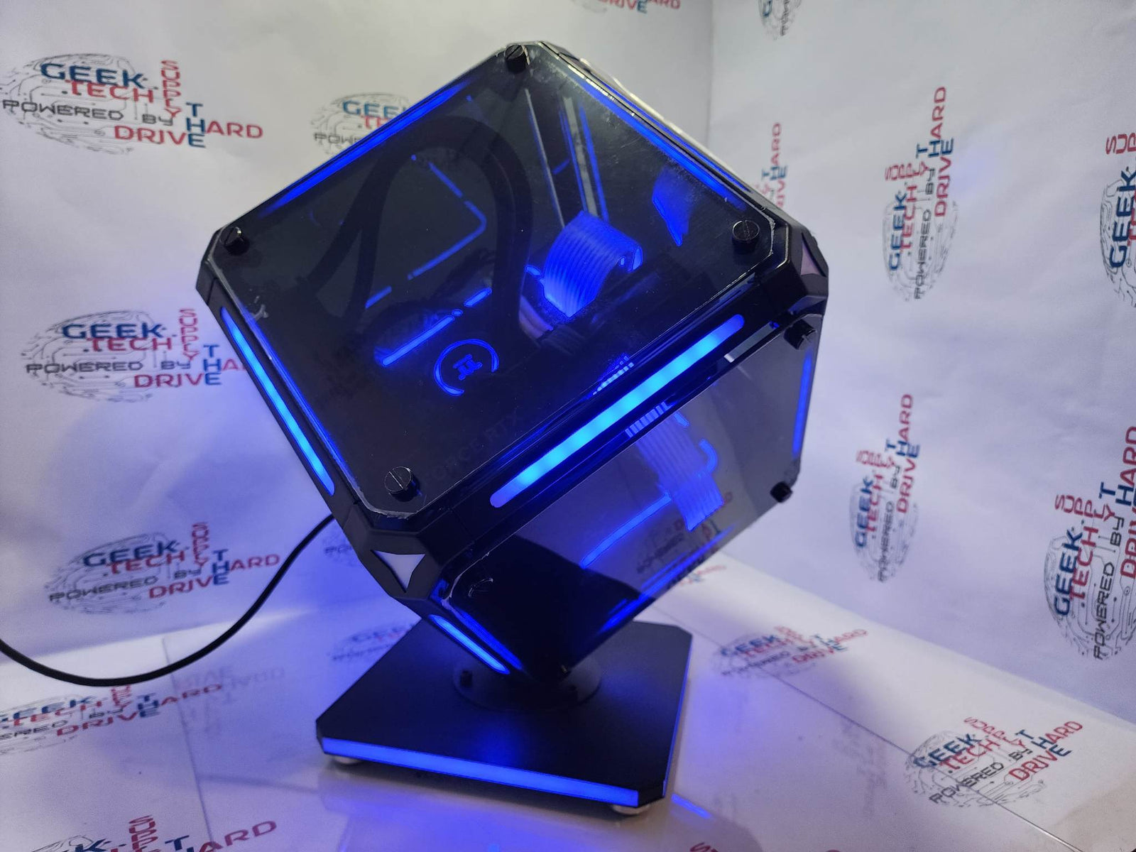 Gaming Desktop PC Computer Intel i9 NVIDIA RTX 4070 SSD 1TB 2TB DDR5 32GB RGB VR Water Rubix H6 - Geek Tech