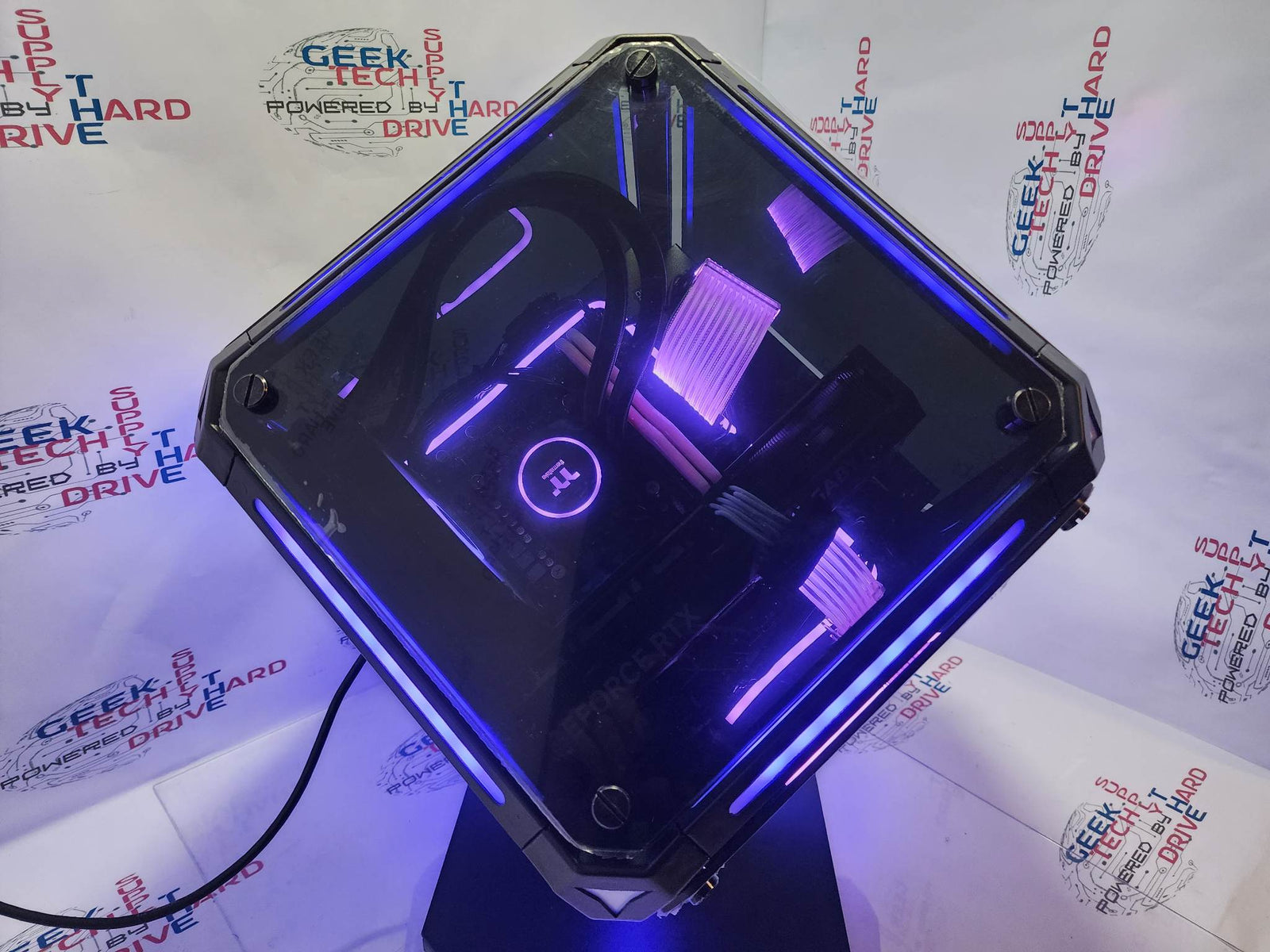 Gaming Desktop PC Computer Intel i9 NVIDIA RTX 4070 SSD 1TB 2TB DDR5 32GB RGB VR Water Rubix H6 - Geek Tech