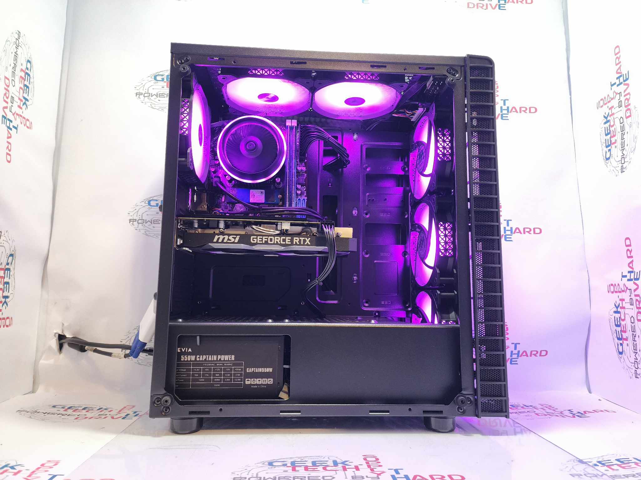 Gaming Desktop PC Computer Ryzen 5 1TB SSD 16GB NVIDIA 1660 SUPER WiFi G05 - Geek Tech