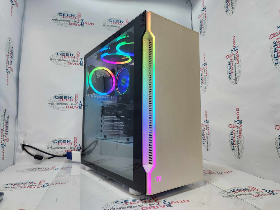 Gaming Desktop PC Ryzen 7 3700X RTX 3060 16GB DDR4 1TB SSD Wifi Bluetooth White | B Grade
