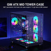 (ATX) GIM ATX Gaming Computer Case — bottom view