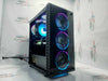 GTech Custom Gaming Desktop PC Windows 11 Ryzen 5 5600G RTX — side view