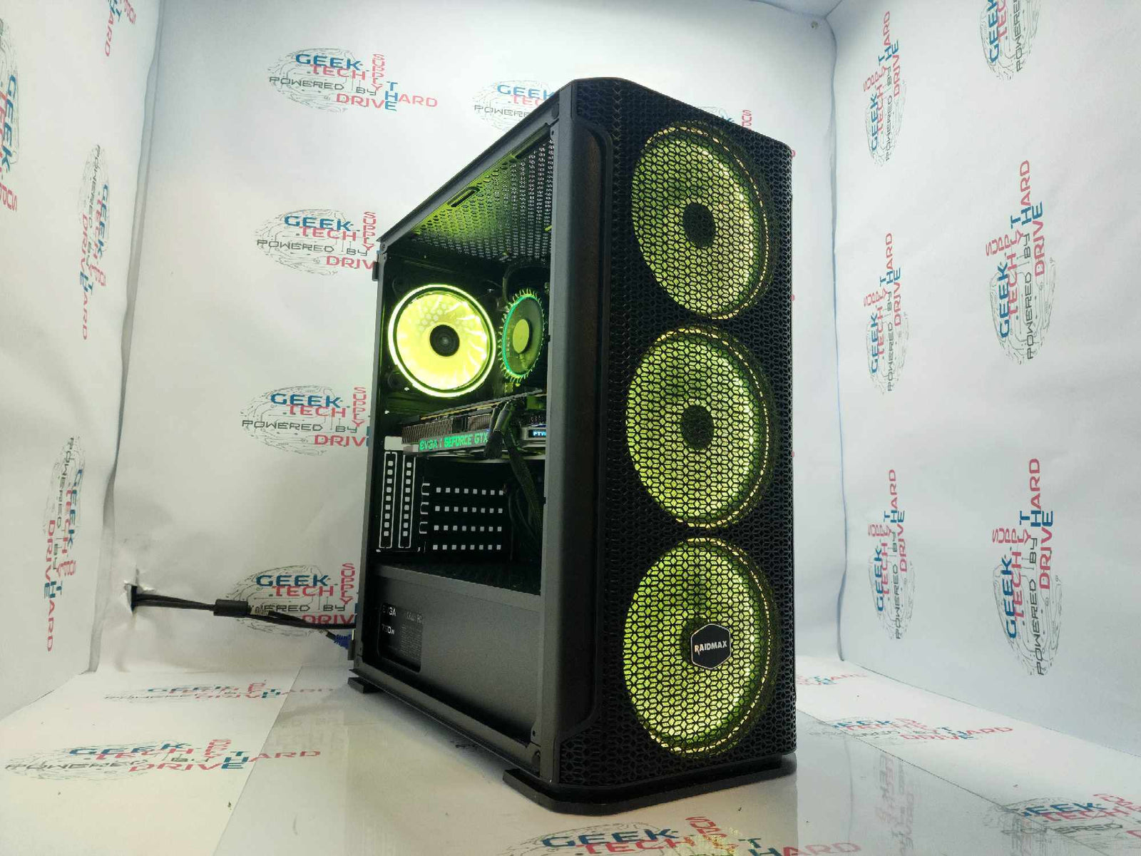 GTech Custom Gaming PC i5-12400 GTX 1080 Ti 1tb NVMe 32GB DDR4 Black F01 - Geek Tech