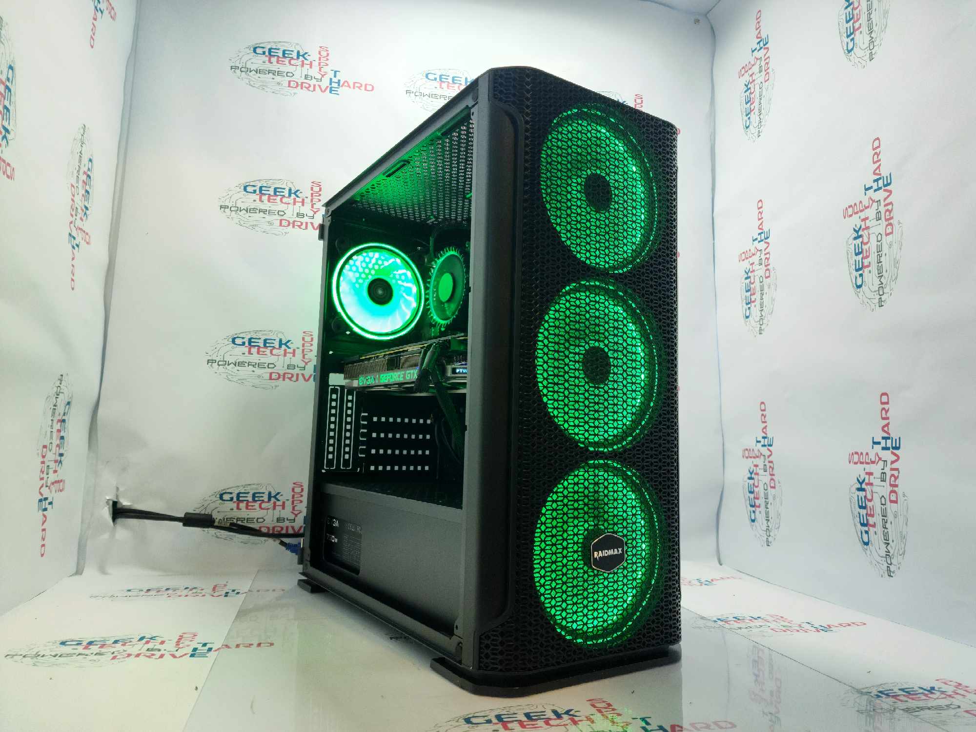 GTech Custom Gaming PC i5-12400 GTX 1080 Ti 1tb NVMe 32GB DDR4 Black F01 - Geek Tech