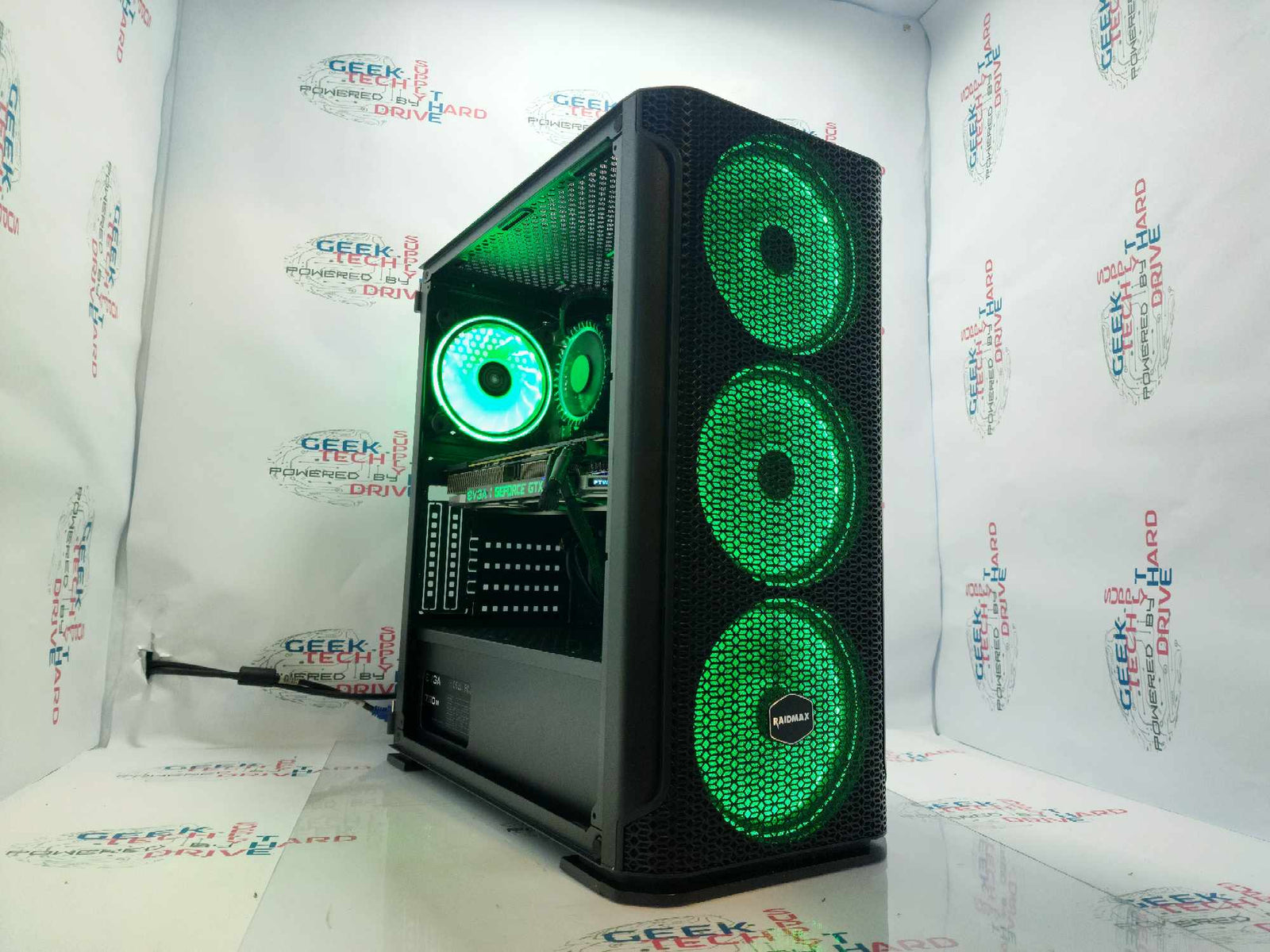 GTech Custom Gaming PC i5-12400 GTX 1080 Ti 1tb NVMe 32GB DDR4 Black F01 - Geek Tech