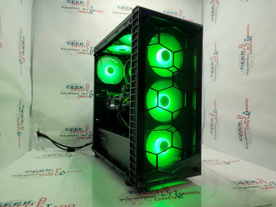 GTech Gaming Desktop PC Win11 Ryzen 5 RX 5700 XT 500gb SSD + 500gb HDD 16gb - Geek Tech