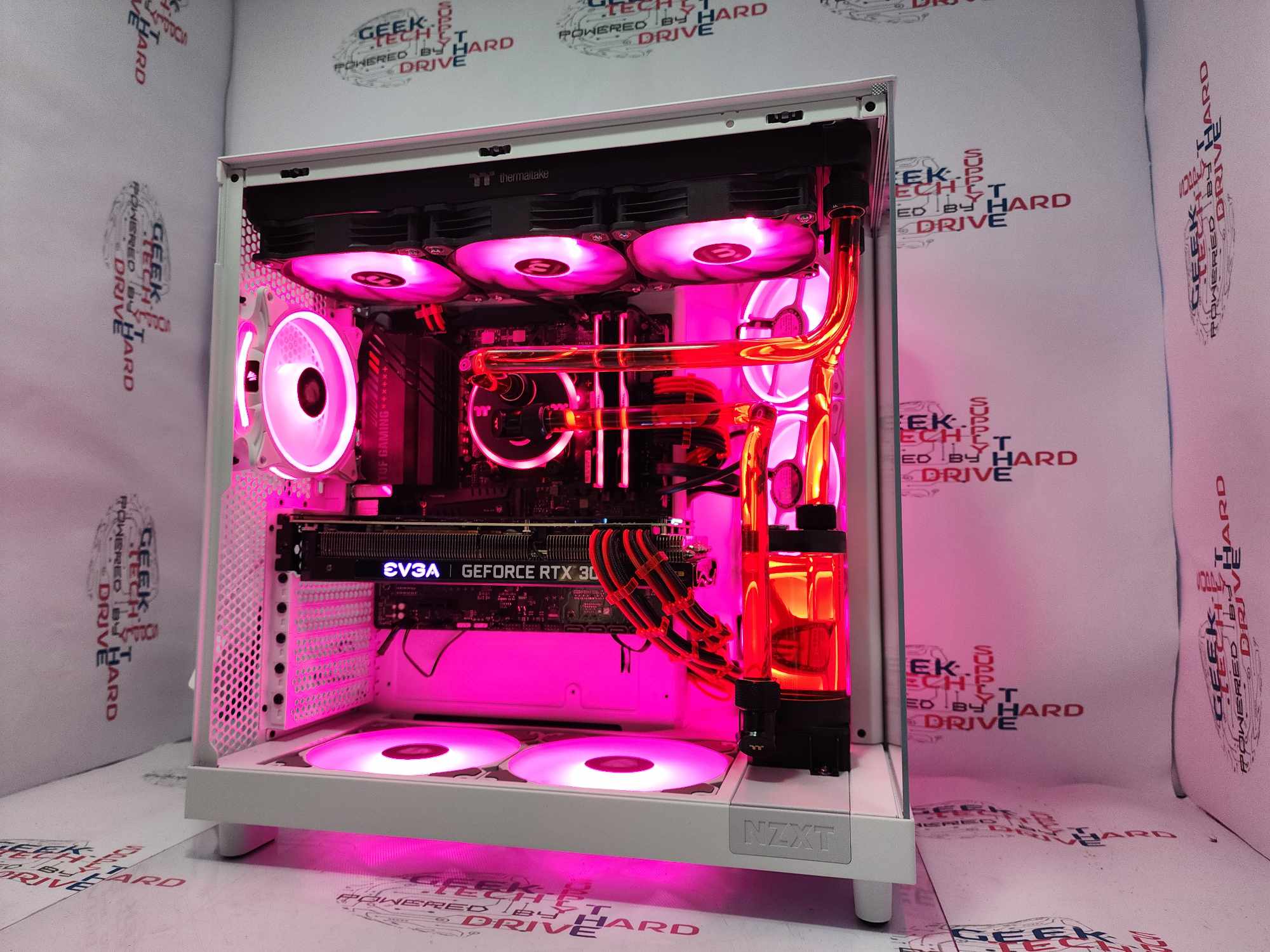 GTech Gaming PC Ryzen 7 7800X3D RTX 3080 32GB DDR5 1TB Gen4 NVMe White - Geek Tech