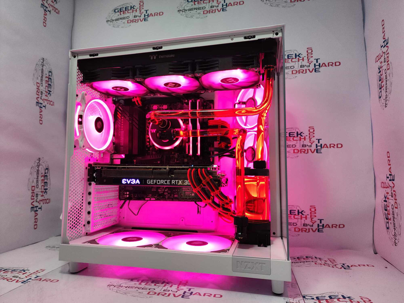 GTech Gaming PC Ryzen 7 7800X3D RTX 3080 32GB DDR5 1TB Gen4 NVMe White - Geek Tech