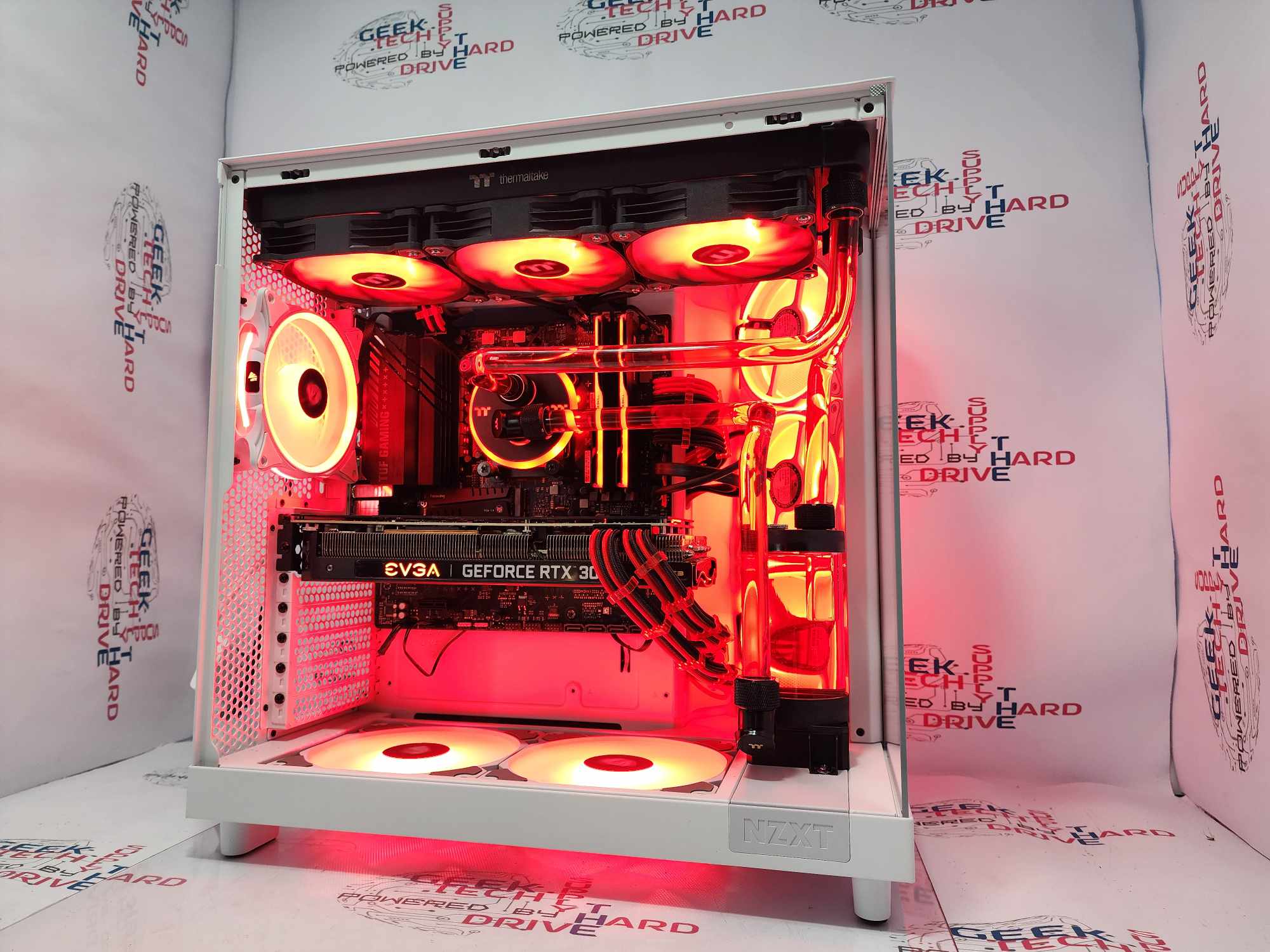 GTech Gaming PC Ryzen 7 7800X3D RTX 3080 32GB DDR5 1TB Gen4 NVMe White - Geek Tech