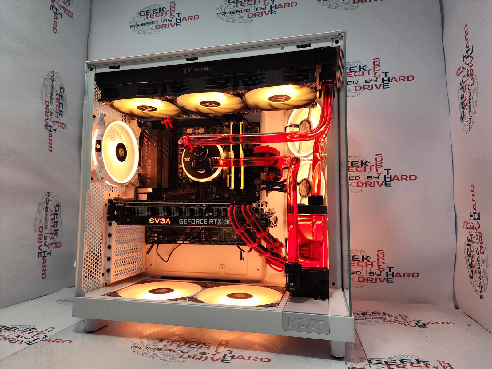 GTech Gaming PC Ryzen 7 7800X3D RTX 3080 32GB DDR5 1TB Gen4 NVMe White - Geek Tech