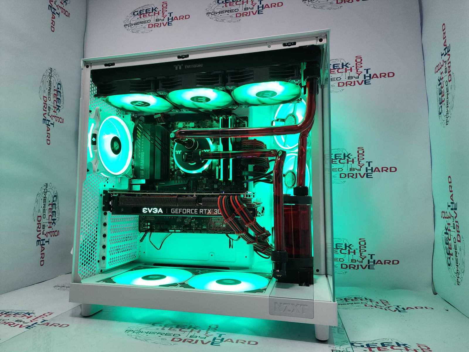 GTech Gaming PC Ryzen 7 7800X3D RTX 3080 32GB DDR5 1TB Gen4 NVMe White - Geek Tech