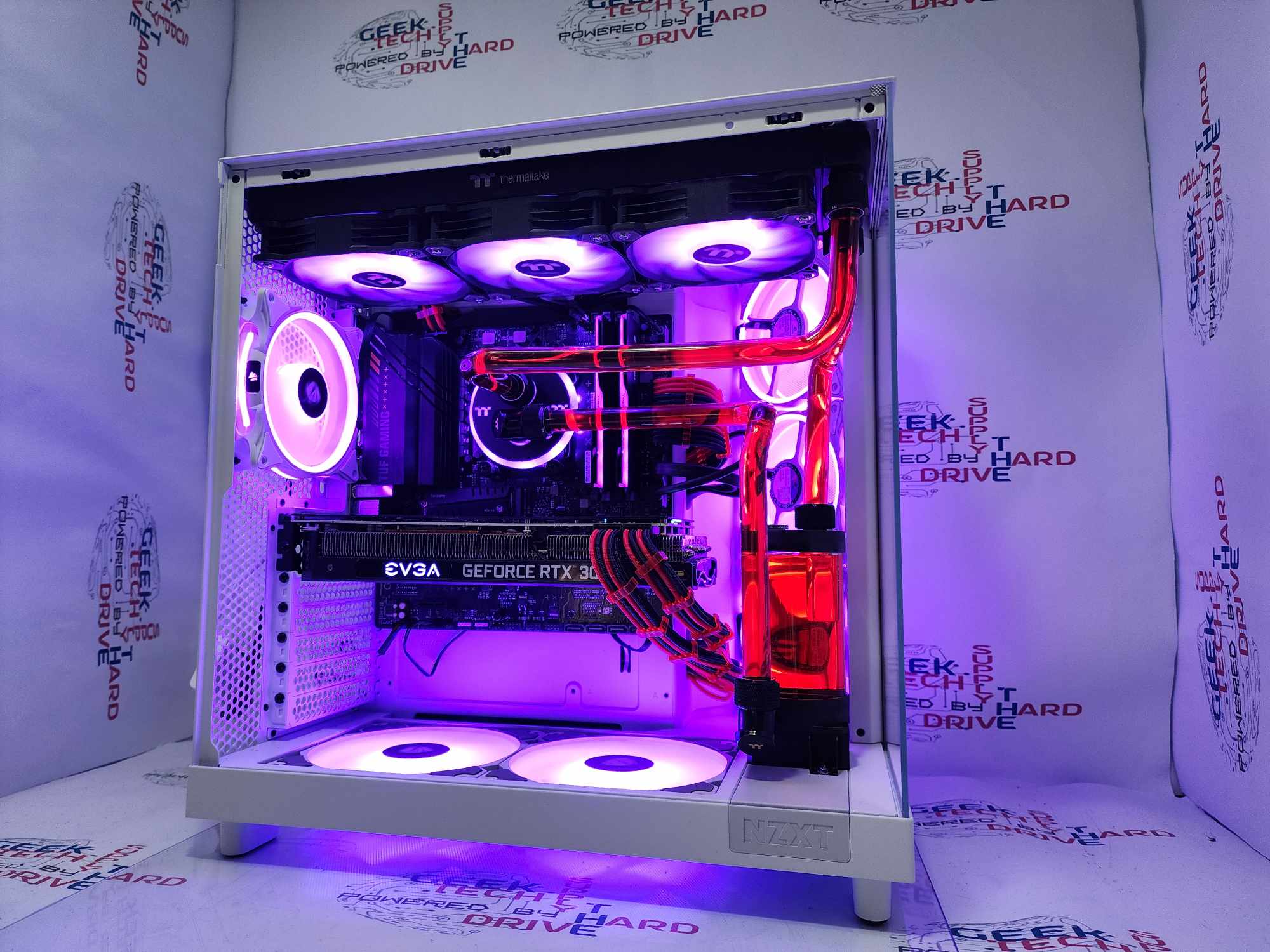 GTech Gaming PC Ryzen 7 7800X3D RTX 3080 32GB DDR5 1TB Gen4 NVMe White - Geek Tech