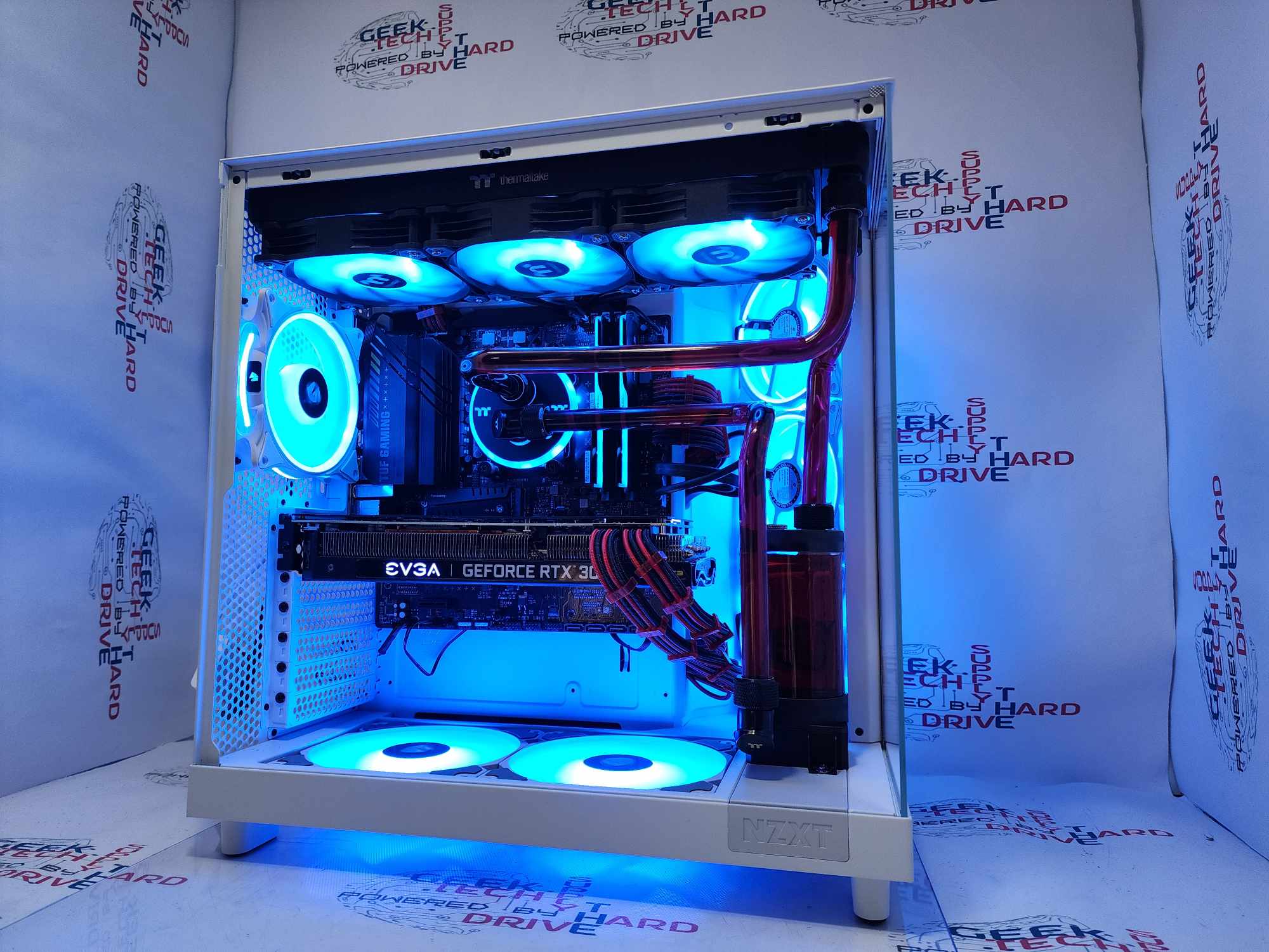 GTech Gaming PC Ryzen 7 7800X3D RTX 3080 32GB DDR5 1TB Gen4 NVMe White - Geek Tech