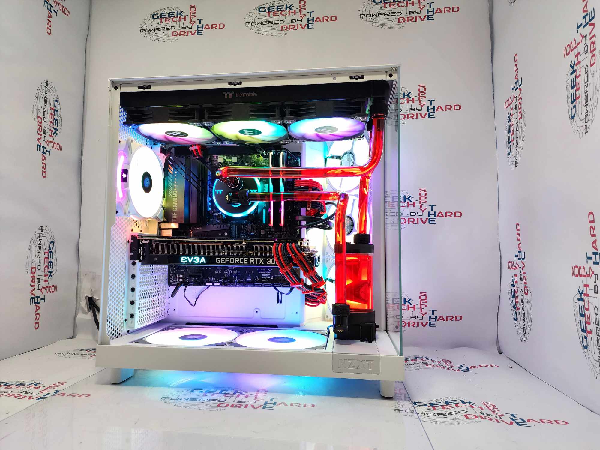 GTech Gaming PC Ryzen 7 7800X3D RTX 3080 32GB DDR5 1TB Gen4 NVMe White - Geek Tech