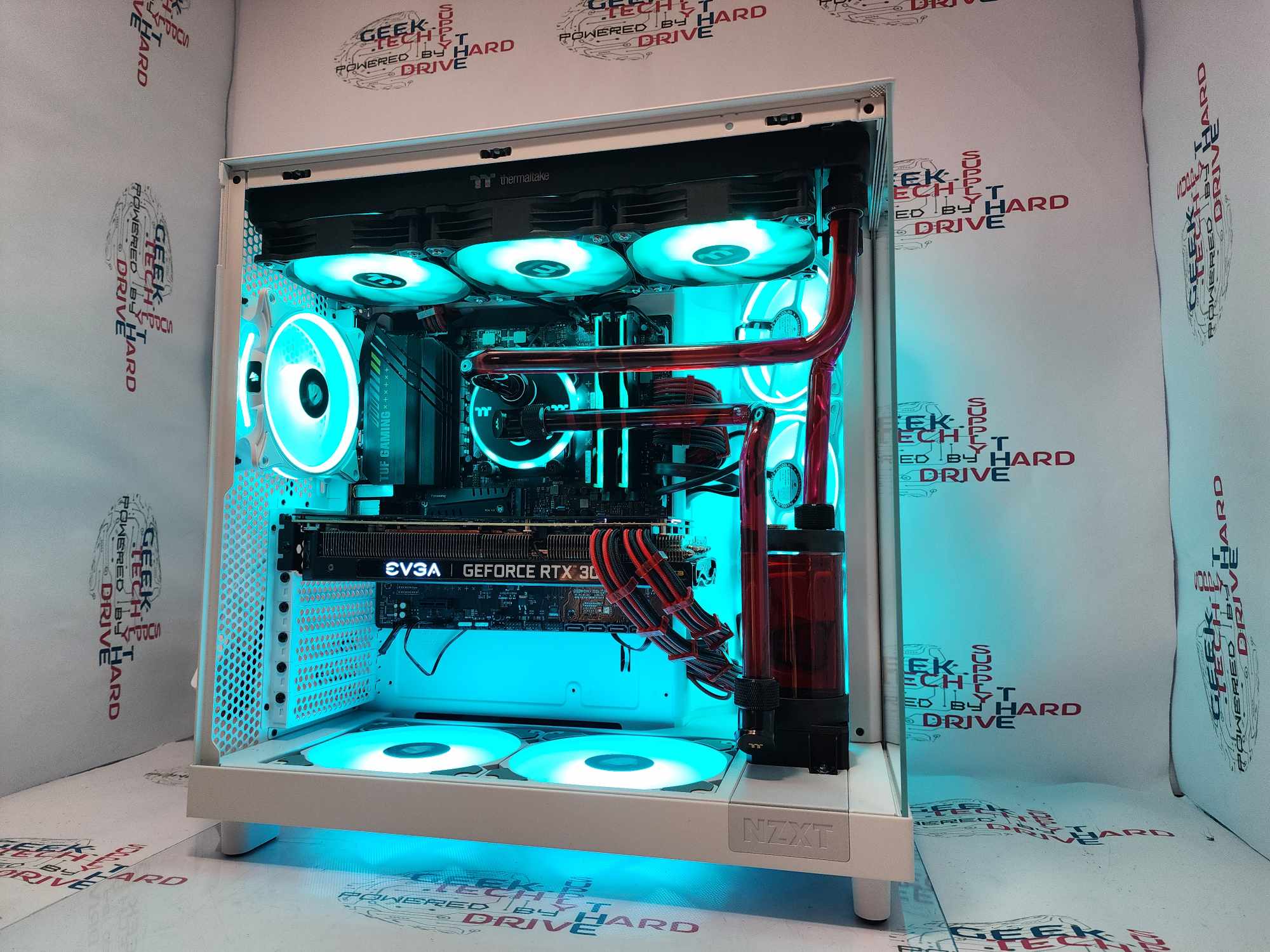 GTech Gaming PC Ryzen 7 7800X3D RTX 3080 32GB DDR5 1TB Gen4 NVMe White - Geek Tech