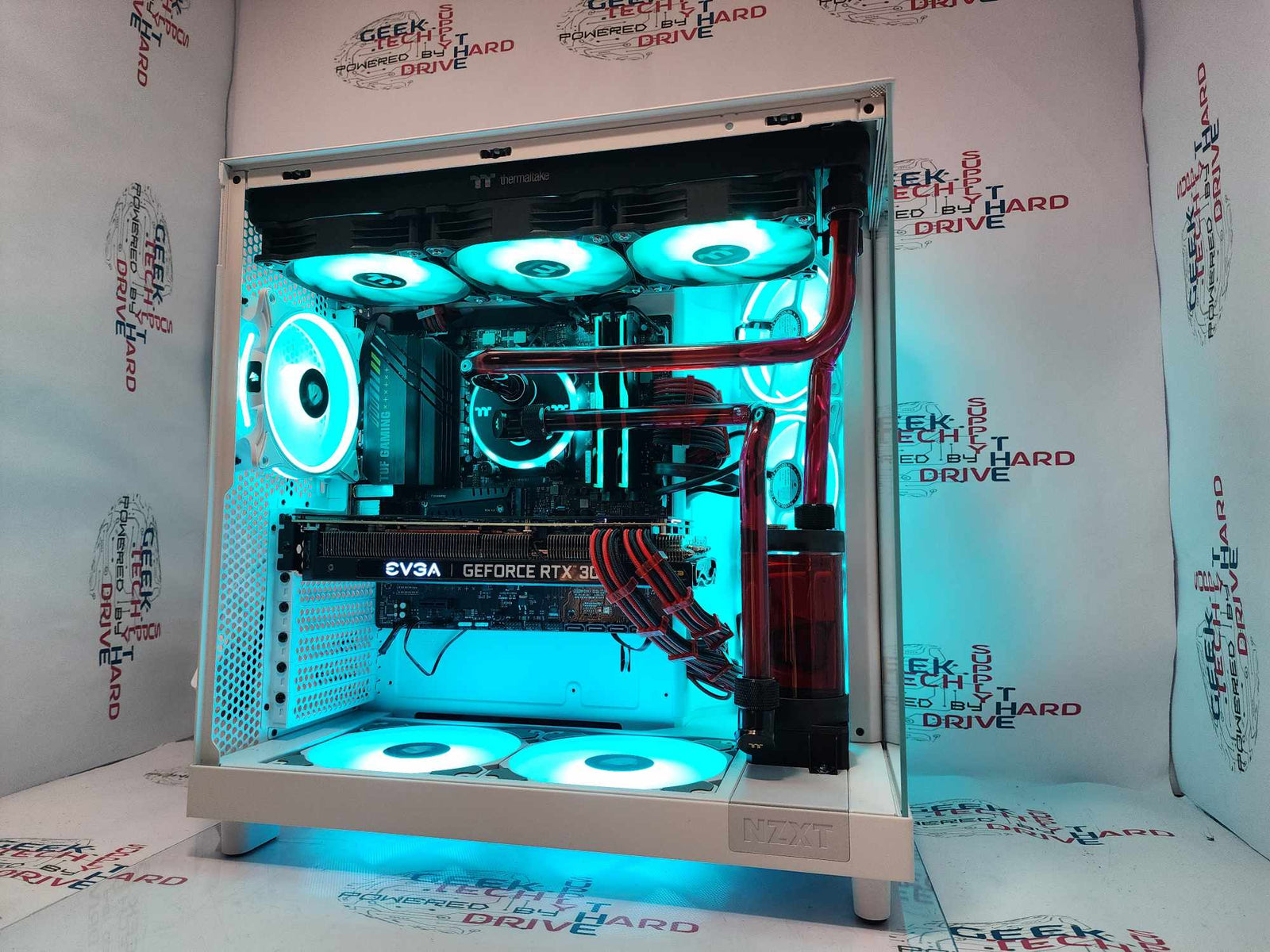 GTech Gaming PC Ryzen 7 7800X3D RTX 3080 32GB DDR5 1TB Gen4 NVMe White - Geek Tech