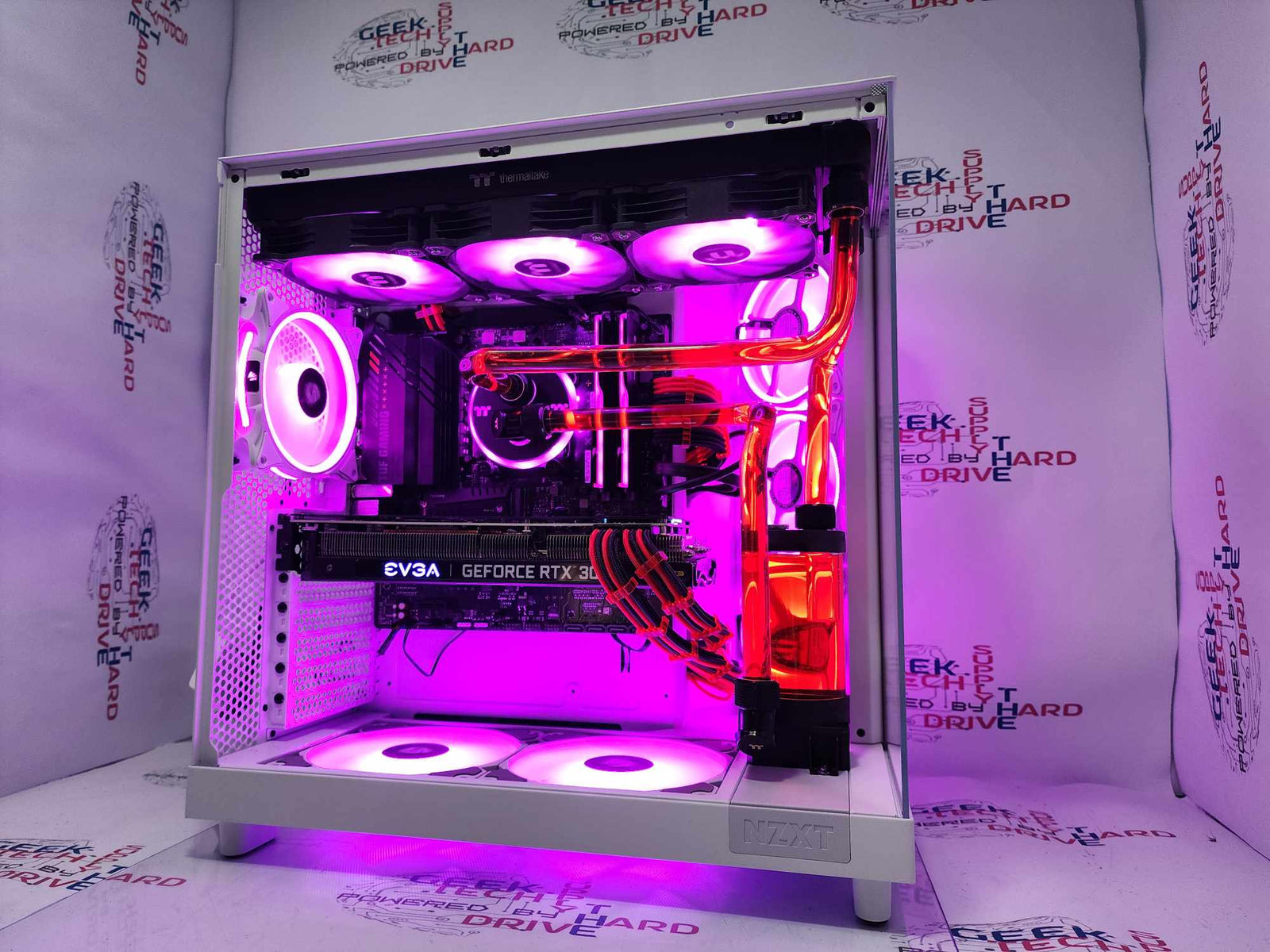 GTech Gaming PC Ryzen 7 7800X3D RTX 3080 32GB DDR5 1TB Gen4 NVMe White - Geek Tech