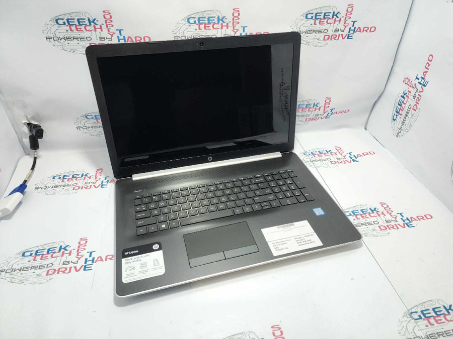 HP 17-by0068cl Laptop Windows 11 i7-8550U 500GB SSD 8GB RAM Silver