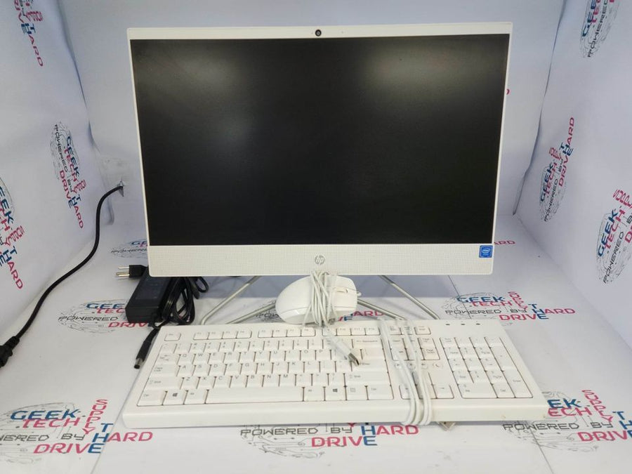 HP 22-c0063w All-In-One Desktop PC Windows 11 - Celeron G4900T CPU - 1tb HDD - 4gb DDR4 RAM - Webcam - Wifi White| B+ Grade