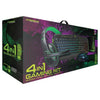 HyperGear 4in1 Gaming Kit (Emerald Crocodile) Keyboard - — side view