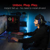 HyperGear 4in1 Gaming Kit (Red Dragon) Keyboard - Mouse - — rear view