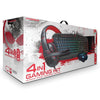 HyperGear 4in1 Gaming Kit (Red Dragon) Keyboard - Mouse - — side view