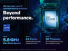 Intel i9-14900K 3.2Ghz (24-Core, 32 Threads, 68MB Cache) — angle view