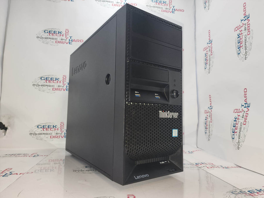 Lenovo ThinkServer TS150 Windows 11 Xeon Quad Core 16gb DDR4 500gb SSD Black | B Grade
