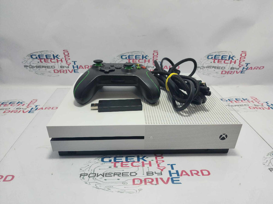 Microsoft xBox One S Bundle 1TB Console With Cables & 1 Controller White | Grade B