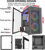 Morovol Mesh Gaming Computer Case — side view