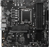 (Intel) MSI PRO B760M-P Pro Series LGA1700 DDR4 Motherboard — top view