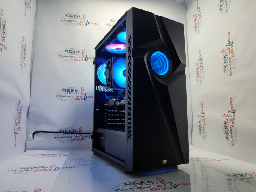 NUEVA PC de escritorio para juegos personalizada Ryzen 5 RX 6600 XT SSD de 1 TB RAM DDR4 de 32 GB VR WiFi Vortex Black 