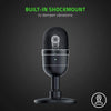 Razer Seiren X Black USB Streaming Microphone — rear view