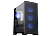 SAMA IDX8-ARGB-BK Gaming Computer Case — top view
