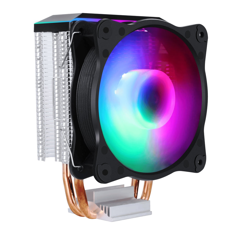 SAMA KA200D Air Fan CPU Cooler RGB Intel LGA 775 1150 1151 1155 1156 1200 1366 1700 Black