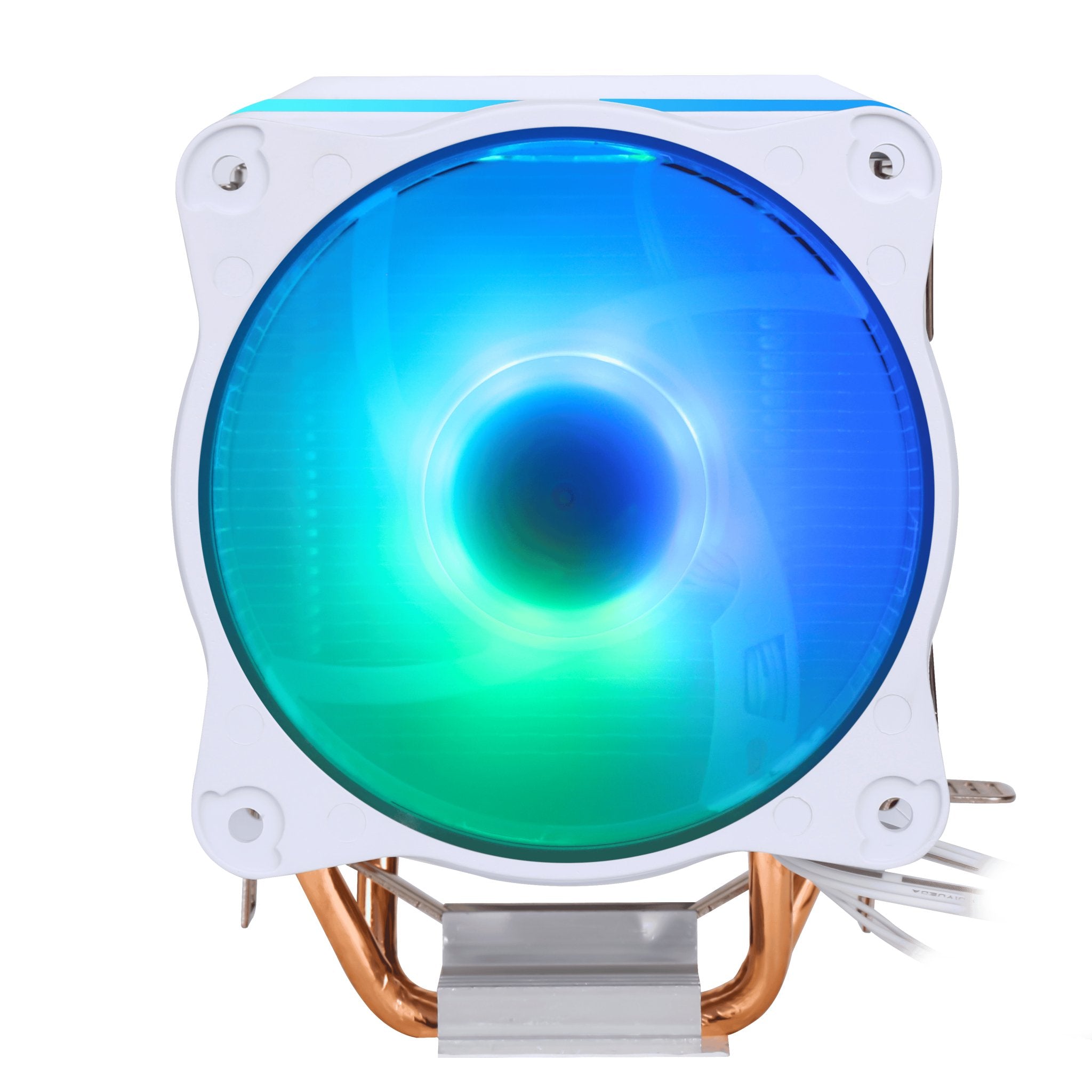 SAMA KA200DW Air Fan CPU Cooler RGB Intel LGA 775 1150 1151 1155 1156 1200 1366 1700 White - Geek Tech