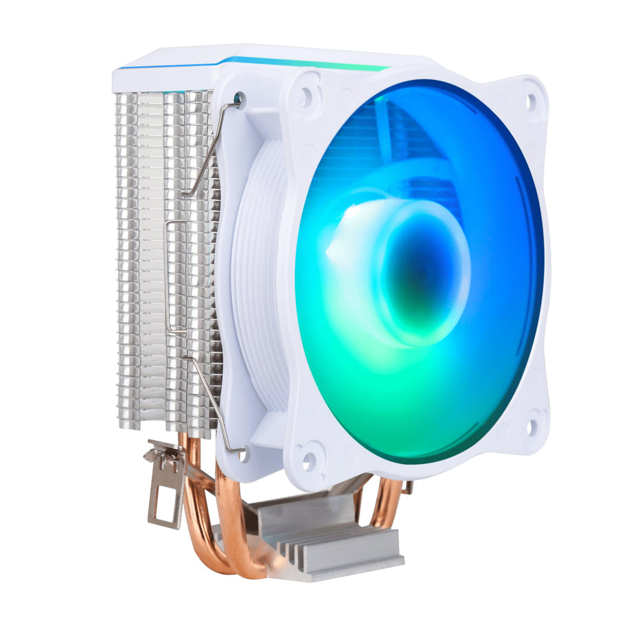 SAMA KA200DW Air Fan CPU Cooler RGB Intel LGA 775 1150 1151 1155 1156 1200 1366 1700 White