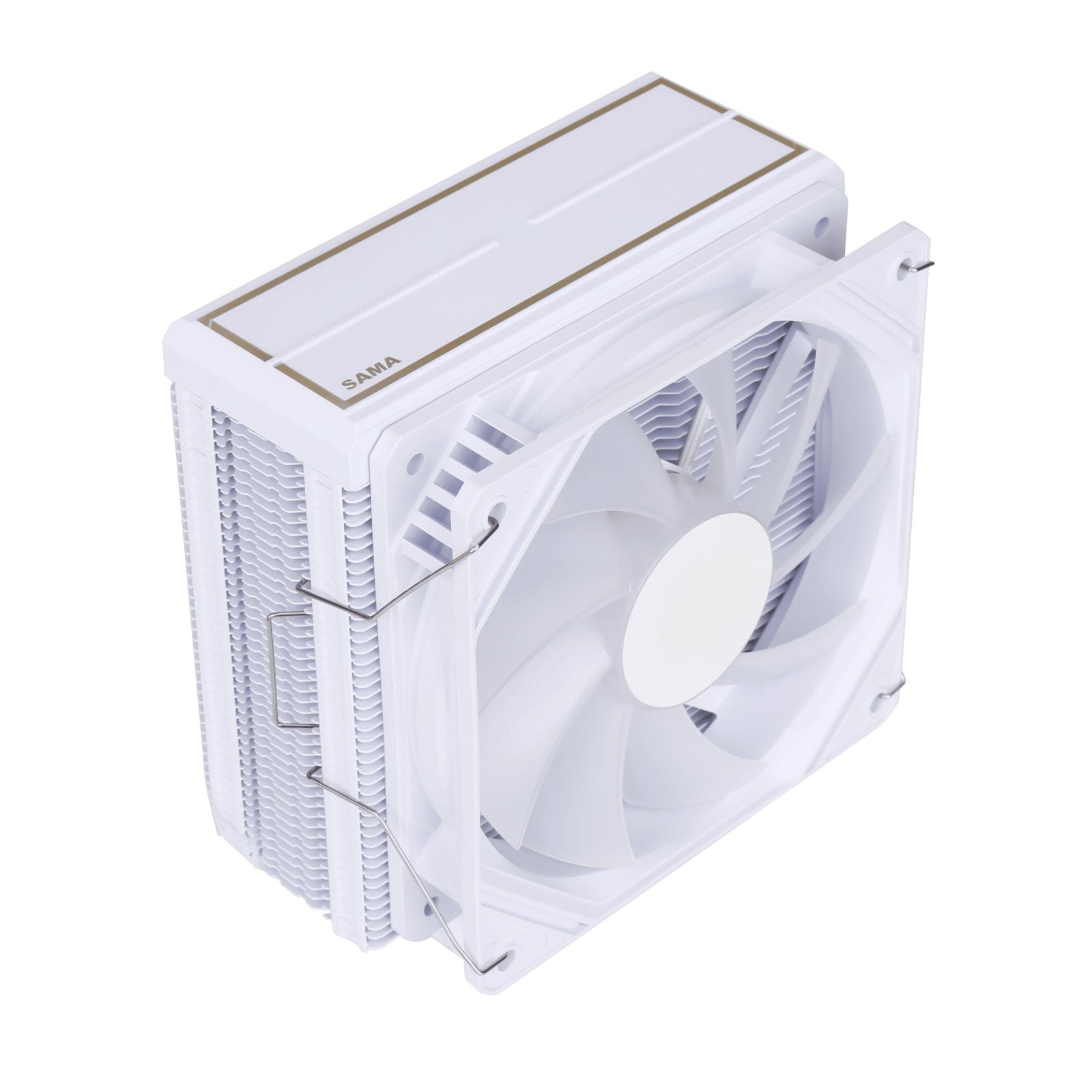 SAMA KA400DW Air Fan CPU Cooler RGB AMD AM2 AM2+ AM3 AM3+ AM4 AM4+ AM5 White - Geek Tech