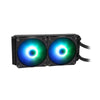 SAMA KW240D 240mm AIO Liquid CPU Cooler RGB Intel LGA 775 — close-up
