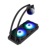 SAMA KW240D 240mm AIO Liquid CPU Cooler RGB Intel LGA 775 — rear view