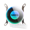 SAMA KW240DW 240mm AIO Liquid CPU Cooler RGB AMD AM2 AM2+ — close-up
