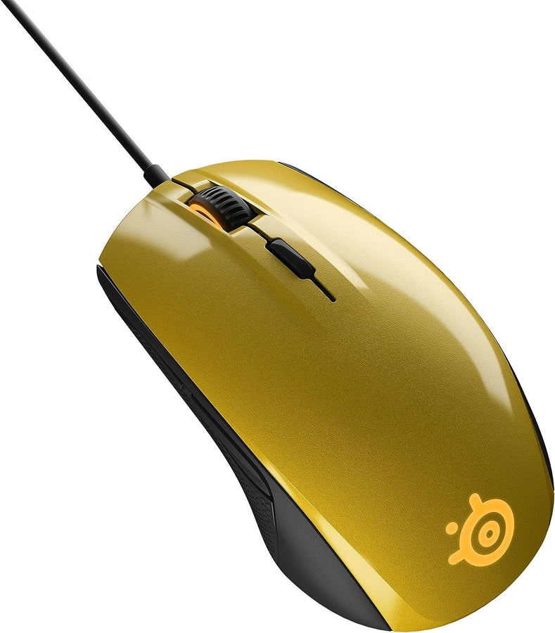 SteelSeries Rival 100, Optical Gaming Mouse - Alchemy Gold